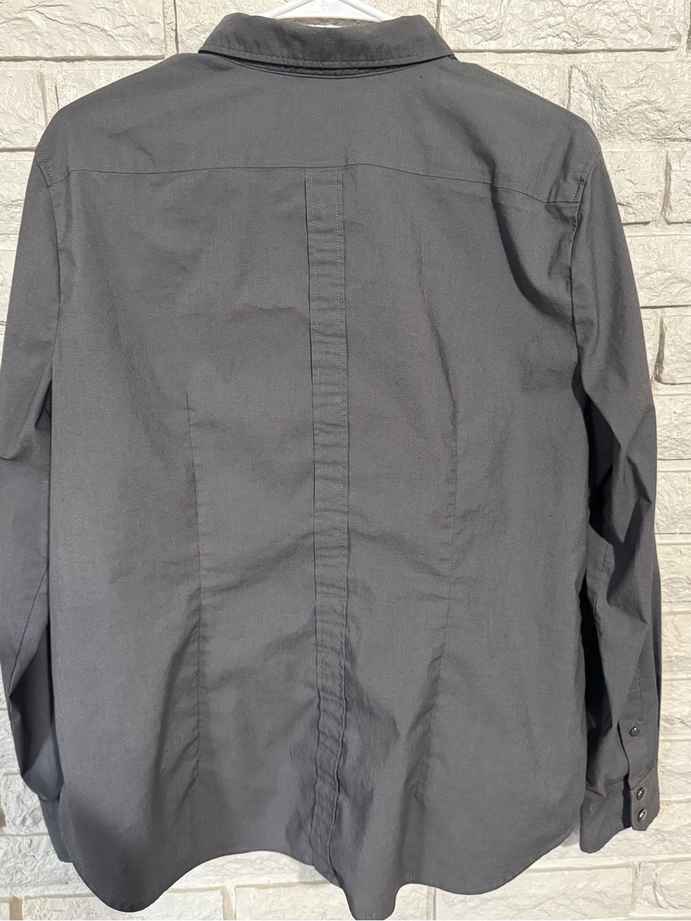 New York & Company Gray Stretch Button-Down Shirt
Size XL - Picture 2 of 7
